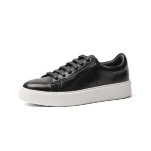 Men’s Modern British Casual Leather Sneakers – Premium Cowhide
