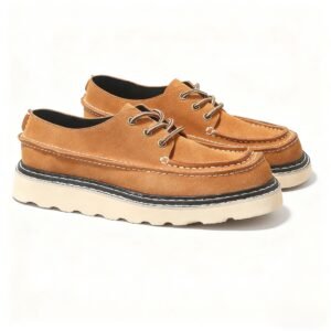 Men’s Spring Genuine Leather Work Shoes – Luxury British Classic