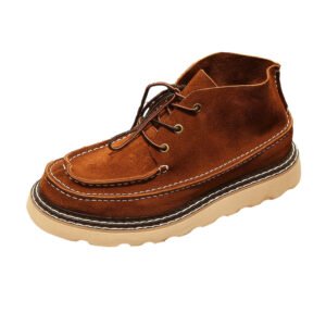 Matte Men’s Martin Boots – Handmade Suede Leather