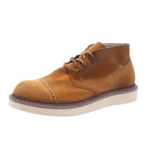 Men’s Genuine Leather Martin Boots – Fur-Lined Mid-Top Classic Luxury Design